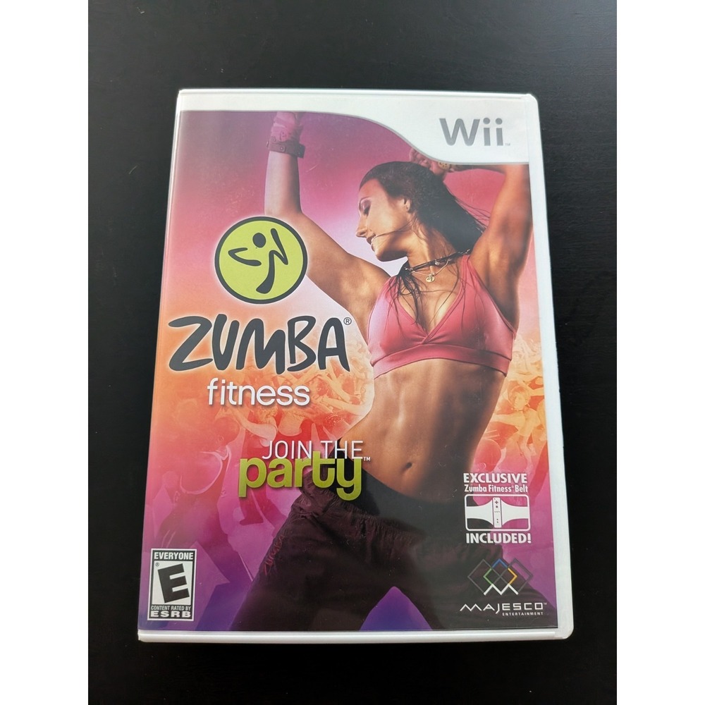 Nintendo Wii Zumba Fitness Video Game w/ Manual